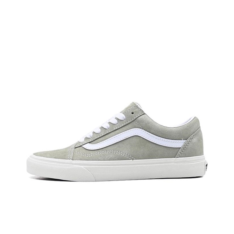 Vans Shoes Old Skool - Vans オールドスクール スケートボードシューズ ユニセックス ロートップ グレーグリーン