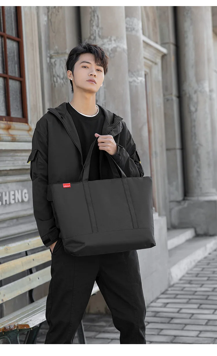 和風メンズハンドバッグカジュアルキャンバストップハンドルバッ - Tote Bag Beach のレビューと価格